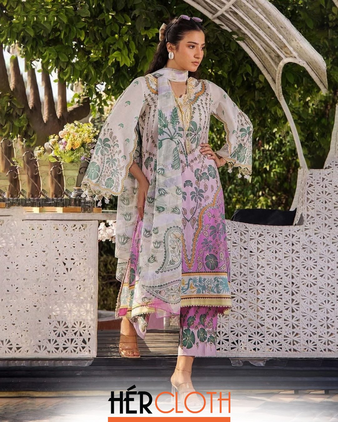 Maria.B Luxury Lawn -  Code MB0803